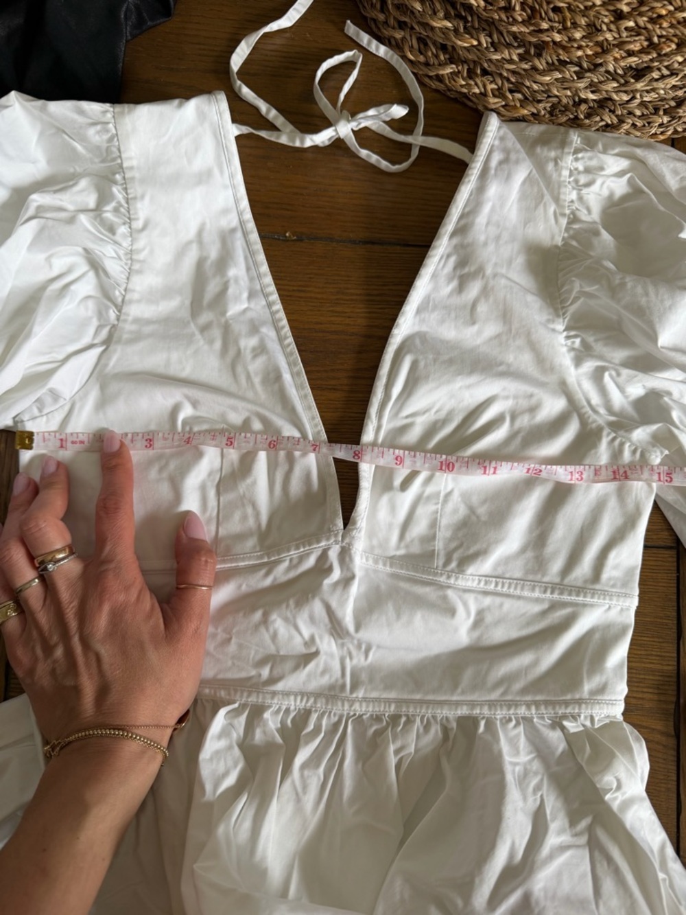 STAUD Luna Blouson-Sleeve Top - Picture 6 of 7